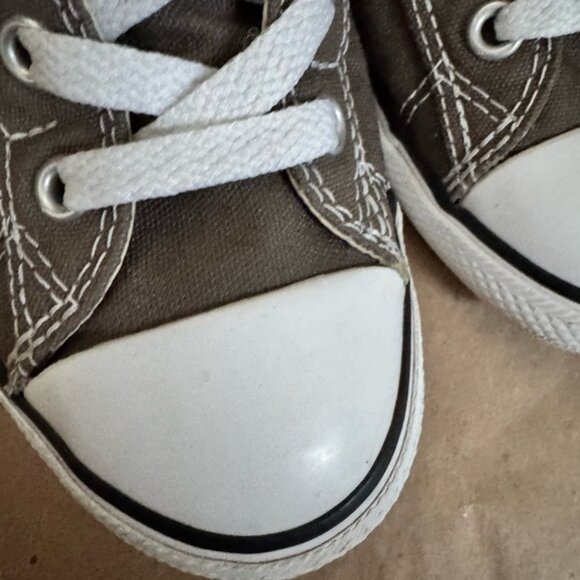 Converse All Star Grey Ballet Lace Slip On Sneakers. Size 7 - Picture 6 of 8